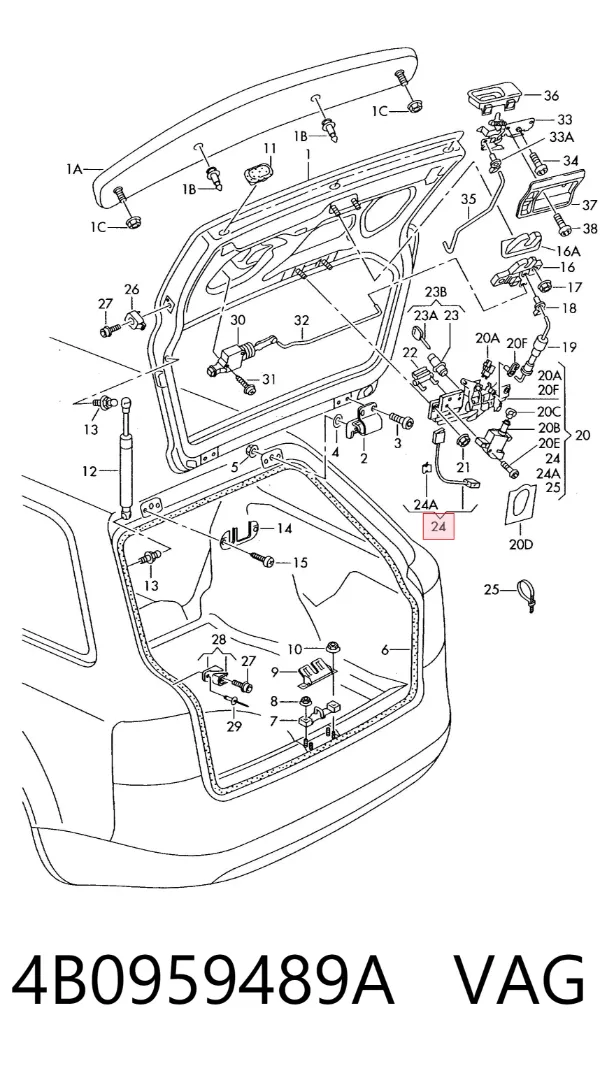  4B0959489A VAG
