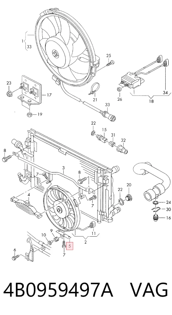  4B0959497A VAG