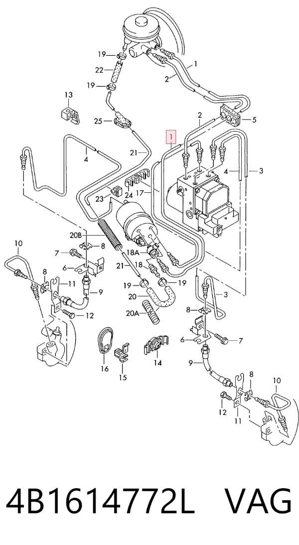  4B1614772L VAG