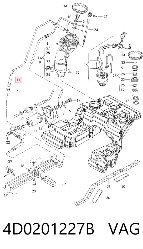  4D0201227B VAG