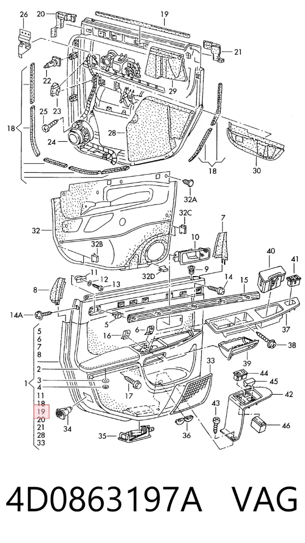  4D0863197A VAG