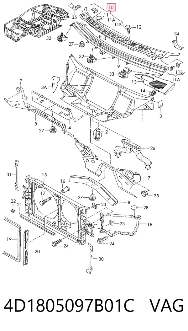  4D1805097B01C VAG