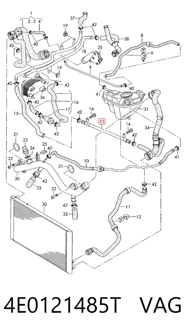  4E0121485T VAG
