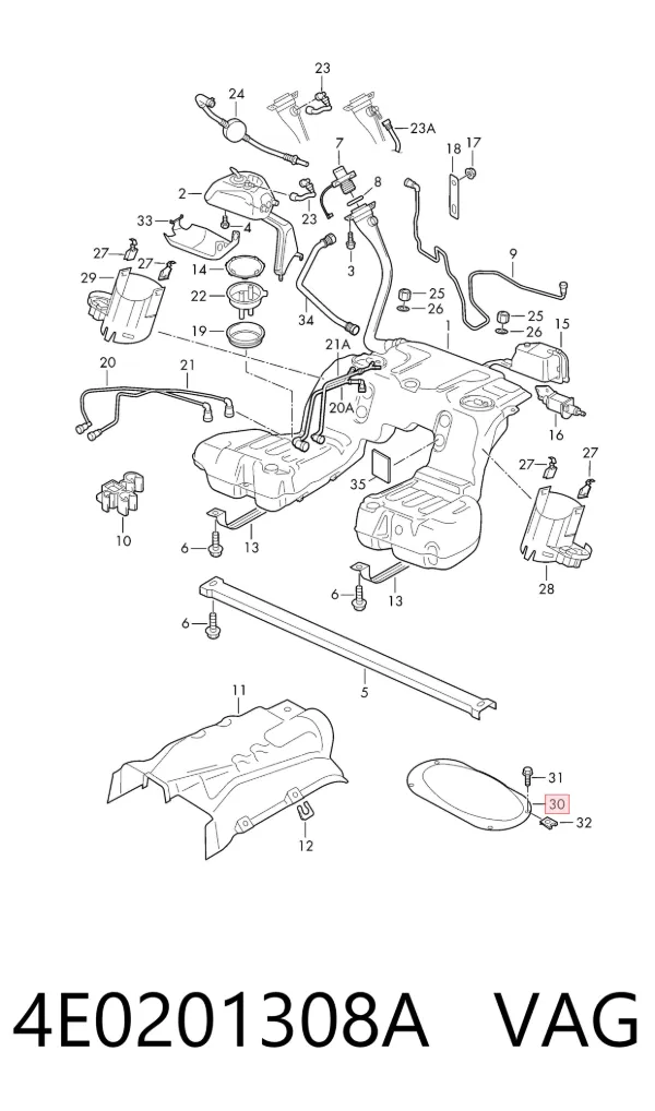  4E0201308A VAG