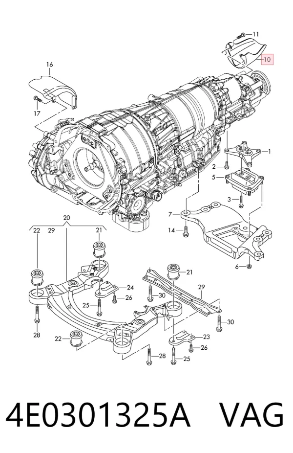  4E0301325A VAG