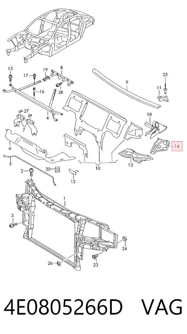  4E0805266D VAG