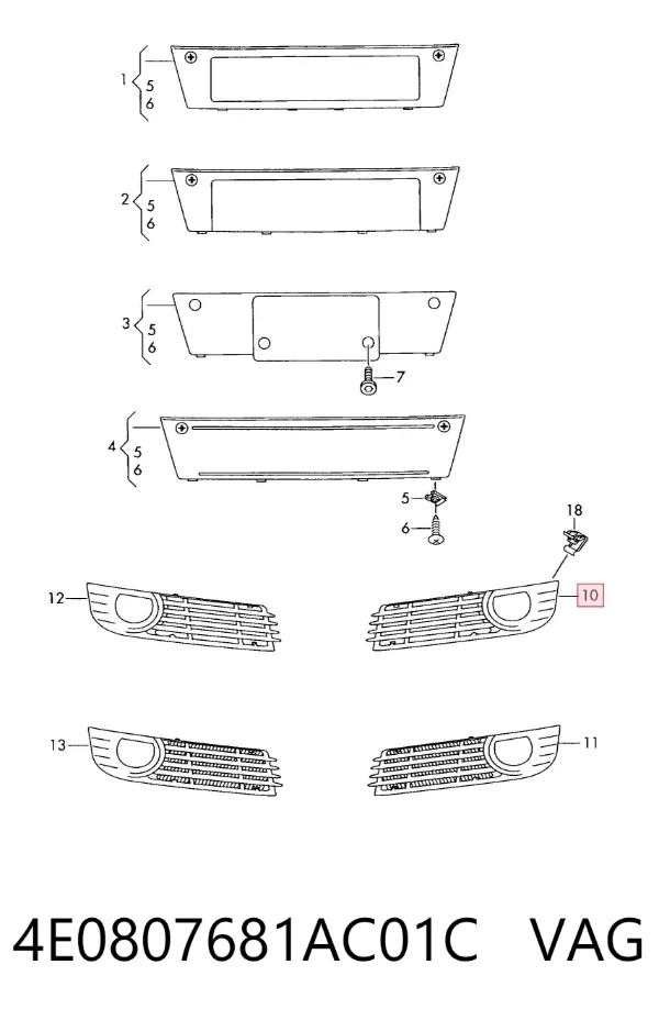  4E0807681AC01C VAG