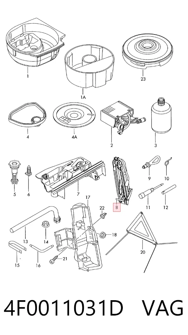  4F0011031D VAG