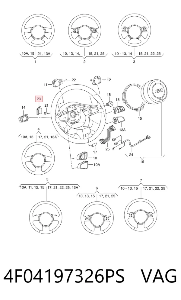  4F04197326PS VAG