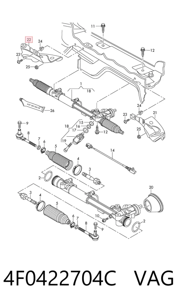  4F0422704C VAG