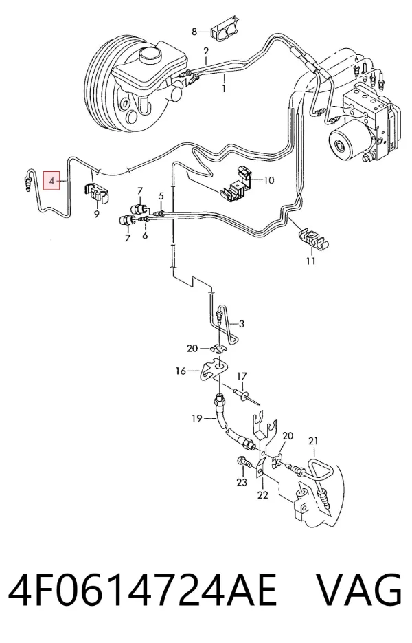  4F0614724AE VAG