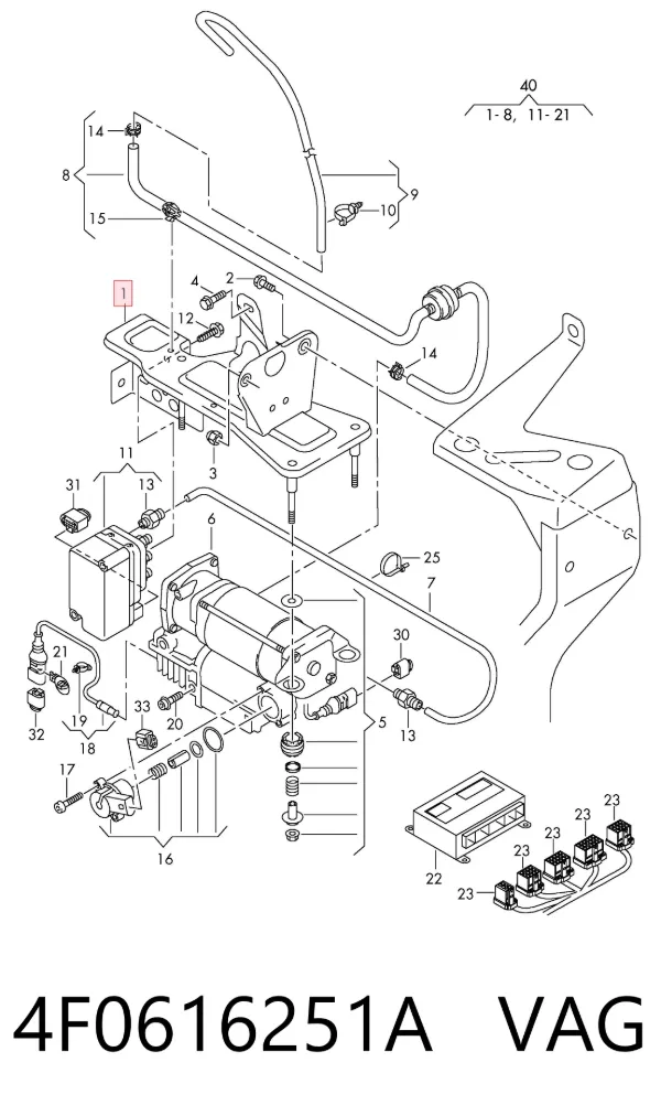  4F0616251A VAG