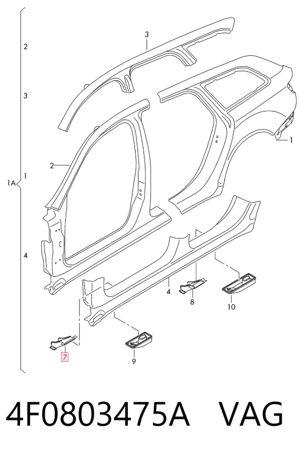  4F0803475A VAG