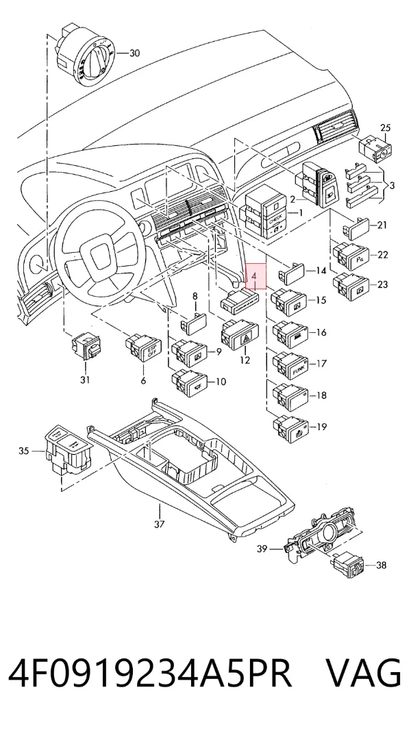  4F0919234A5PR VAG