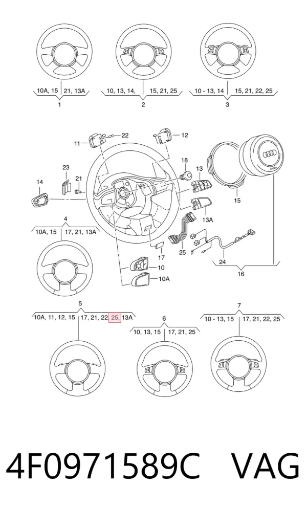  4F0971589C VAG