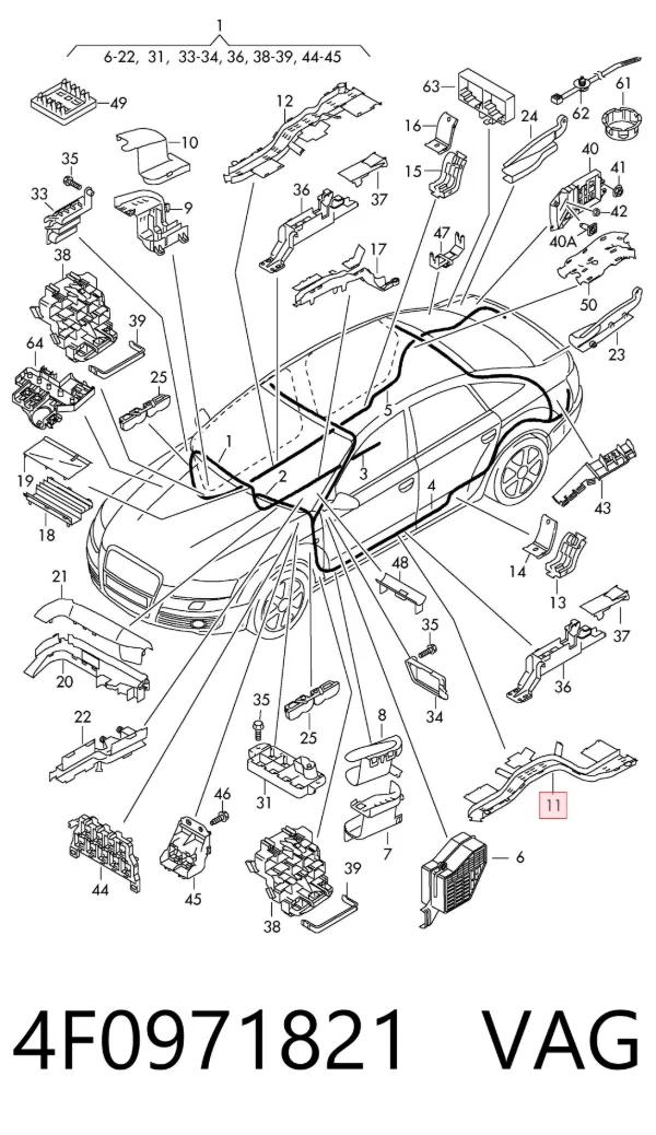  4F0971821 VAG