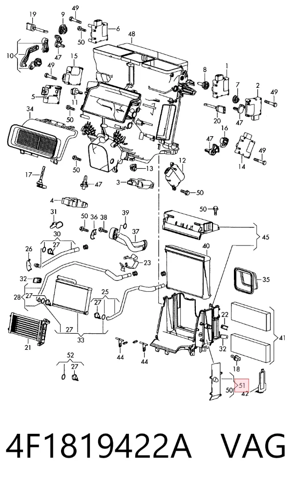  4F1819422A VAG