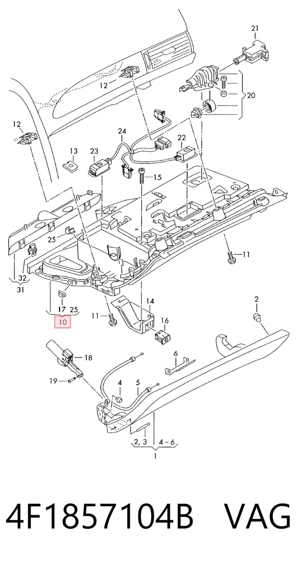 4F1857104B VAG