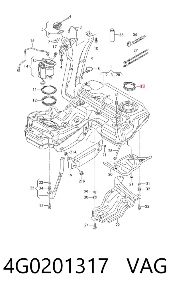  4G0201317 VAG