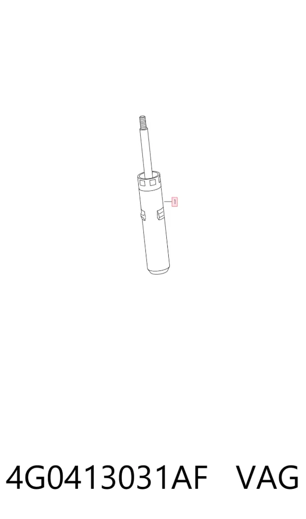 Amortecedor dianteiro 4G0413031AF VAG