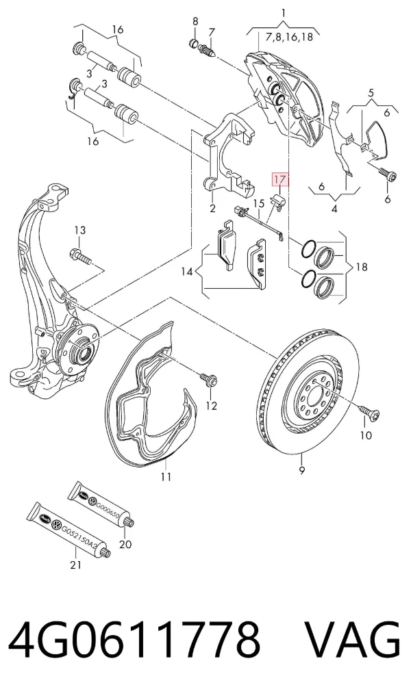  4G0611778 VAG