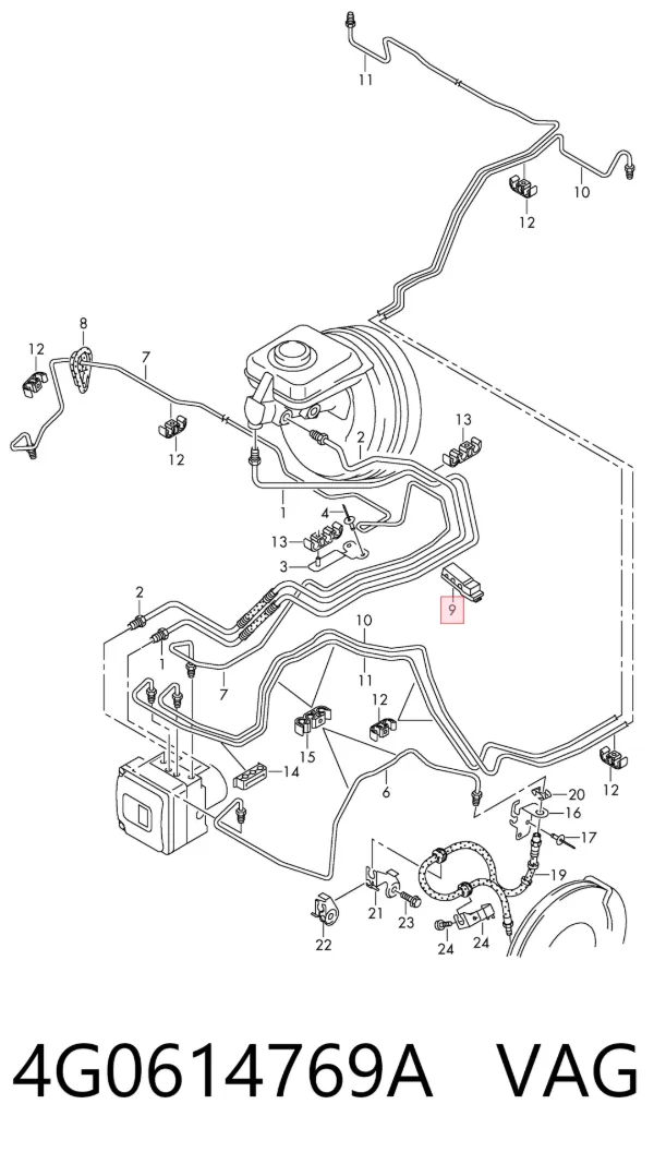  4G0614769A VAG