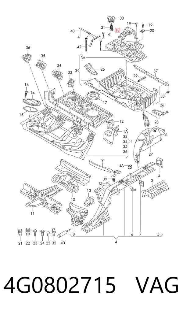  4G0802715 VAG
