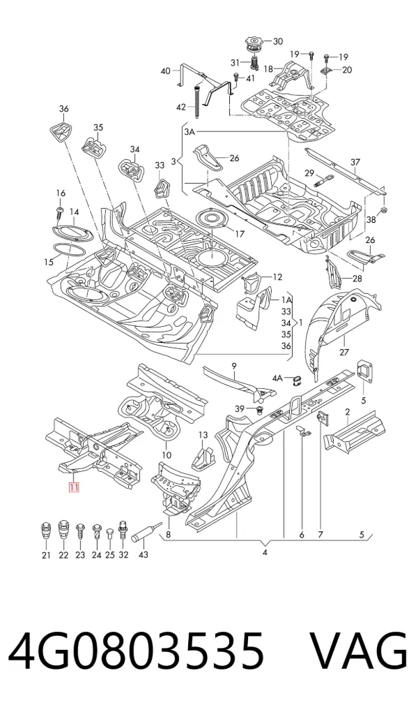  4G0803535 VAG