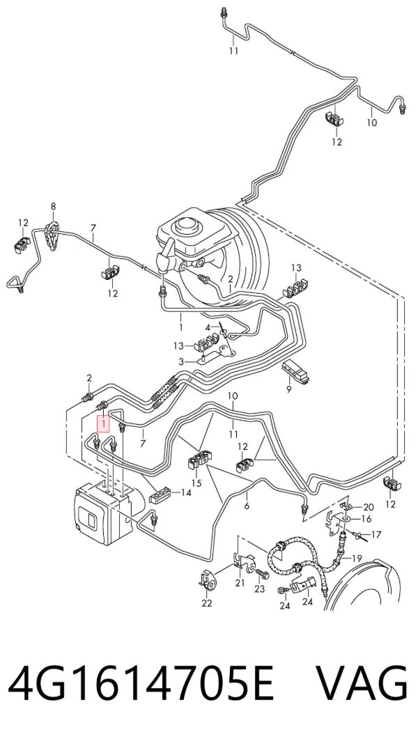  4G1614705E VAG