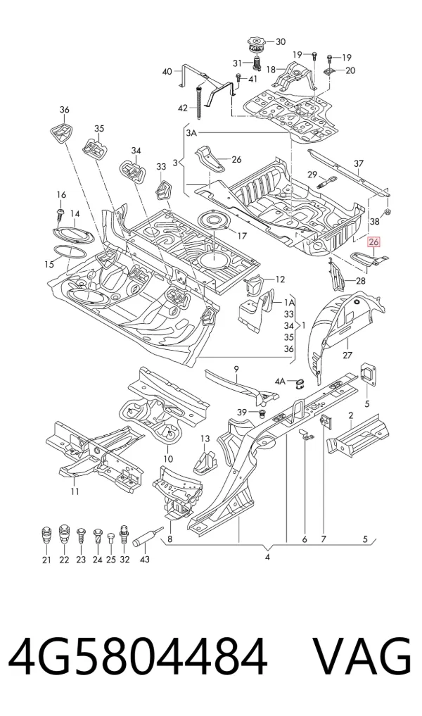  4G5804484 VAG