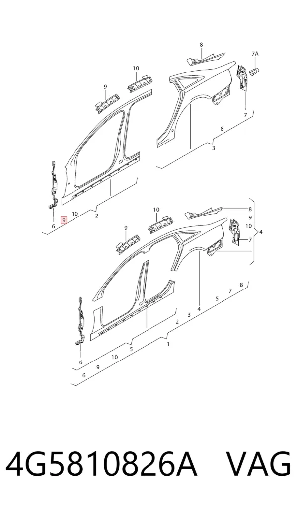  4G5810826A VAG