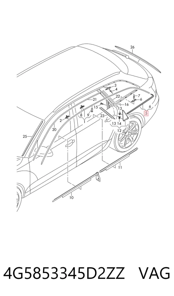  4G5853345D2ZZ VAG