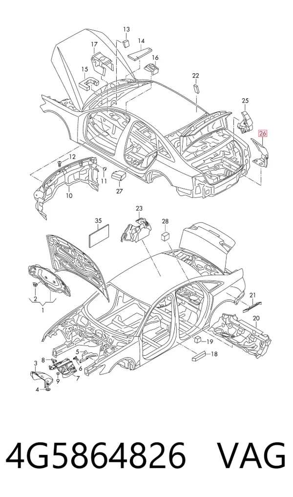  4G5864826 VAG