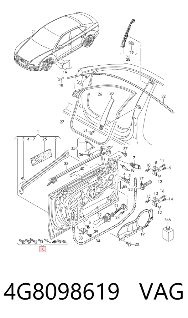  4G8098619 VAG