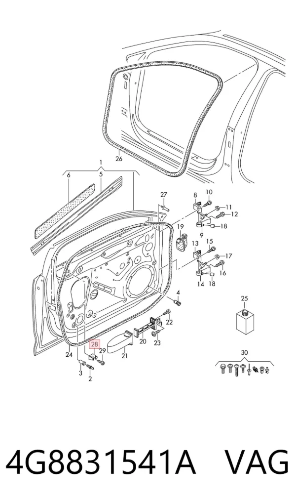  4G8831541A VAG