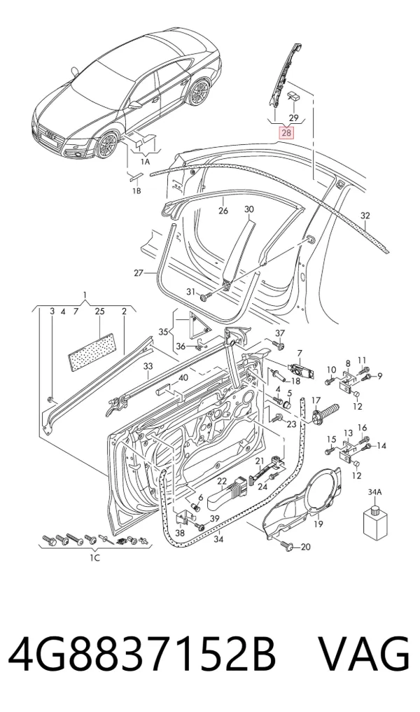  4G8837152B VAG