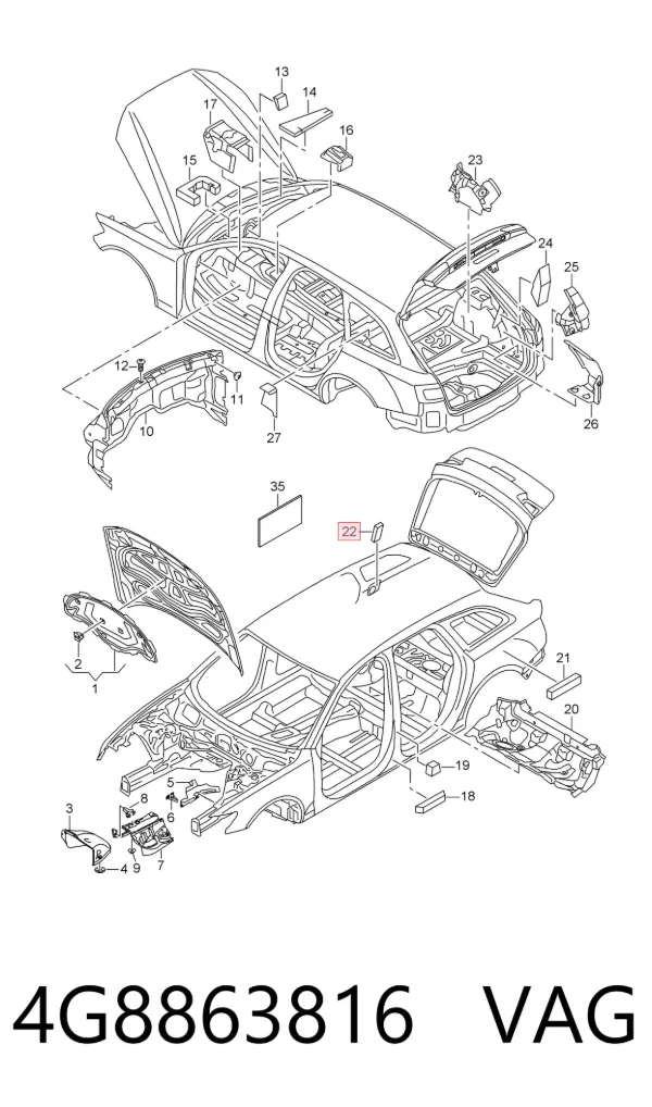  4G8863816 VAG