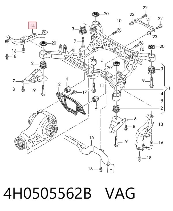  4H0505562B VAG