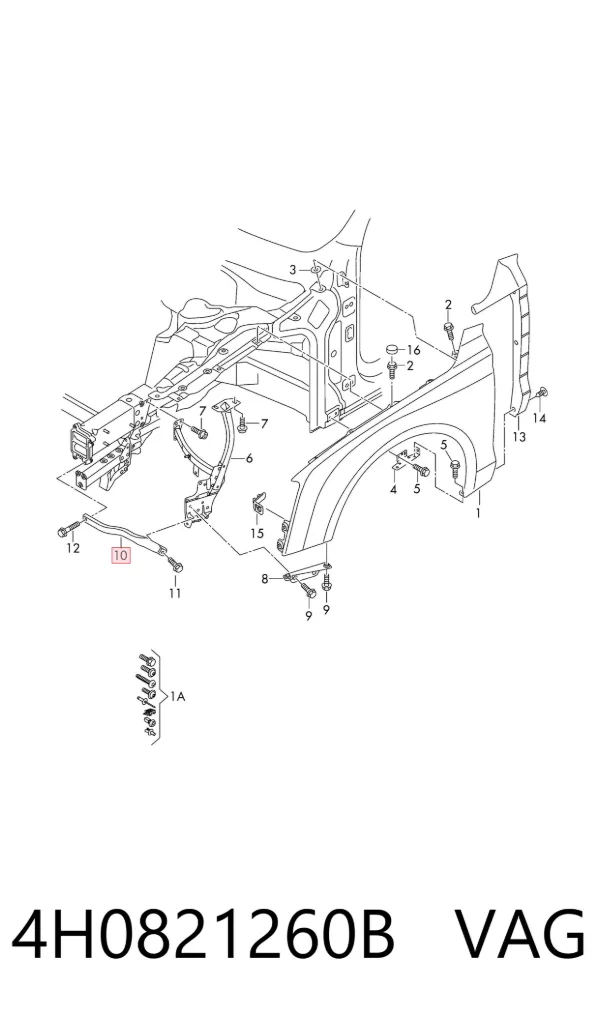  4H0821260B VAG