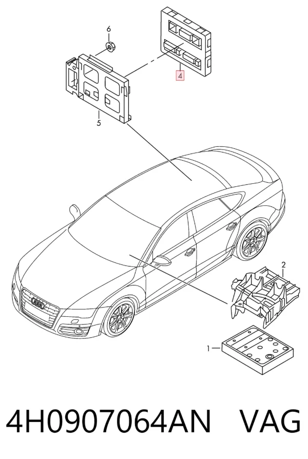 Unidade de conforto Audi A7 Sportback