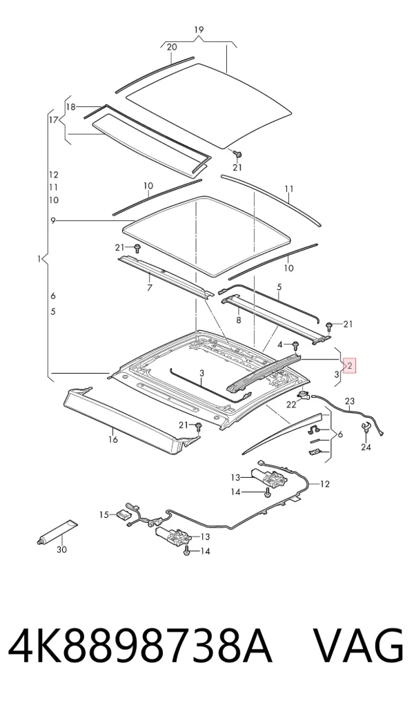  4K8898738A VAG