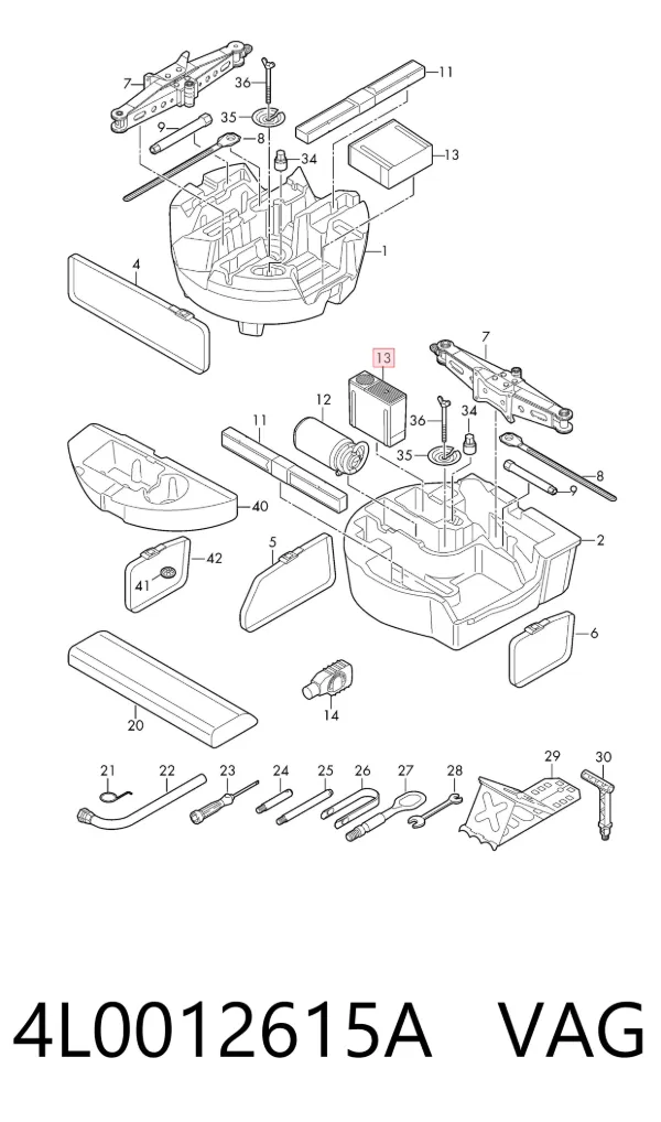  4L0012615A VAG