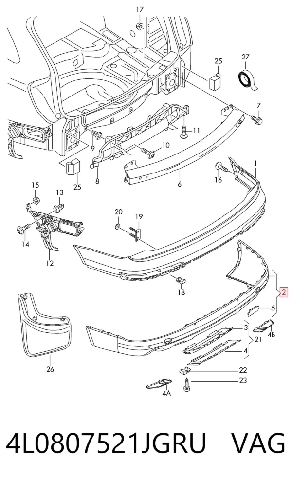  4L0807521JGRU VAG