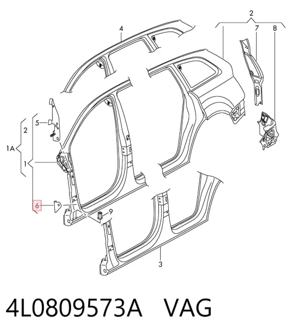 4L0809573A VAG