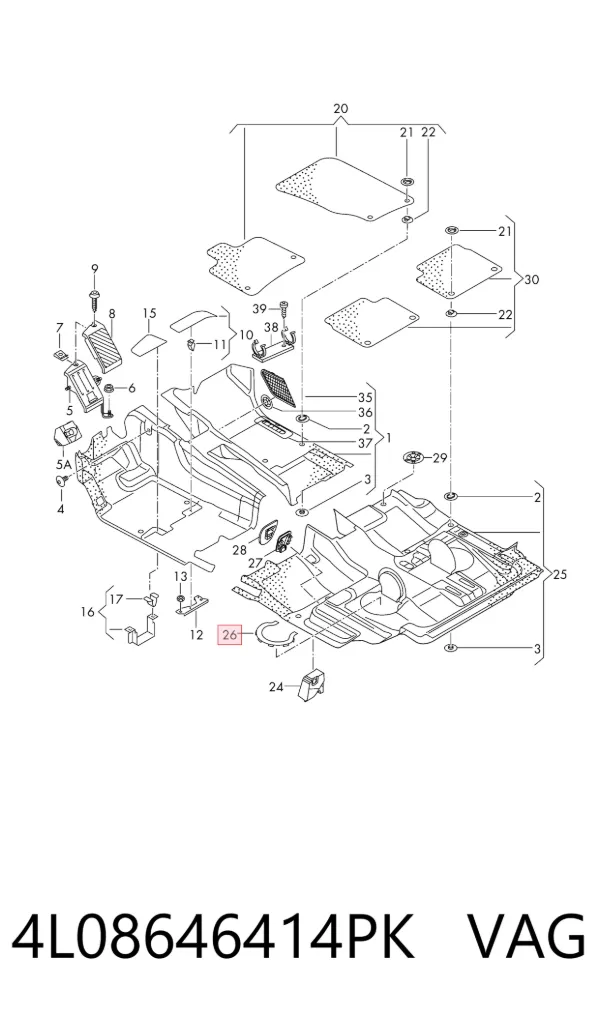  4L08646414PK VAG