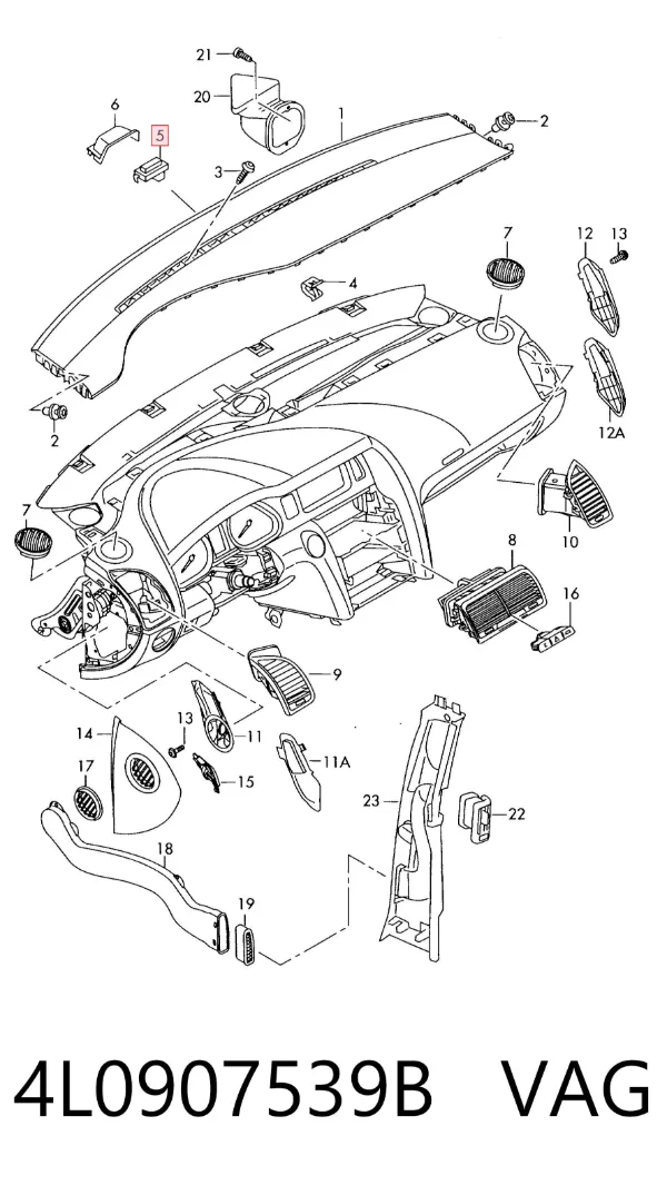  4L0907539B VAG