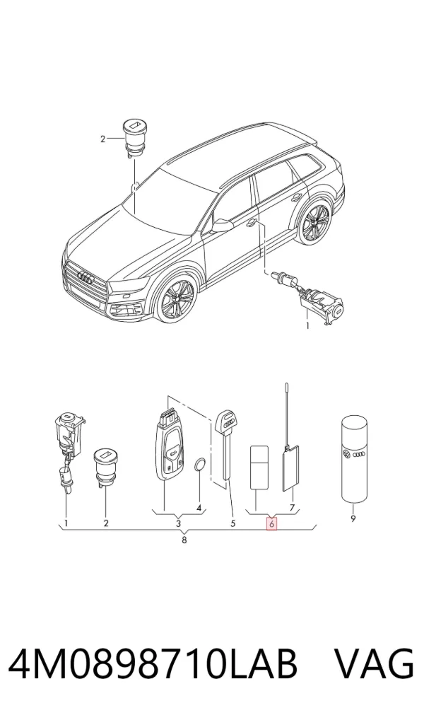  4M0898710LAB VAG