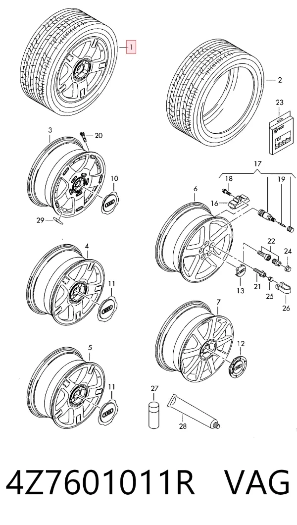  4Z7601011R VAG