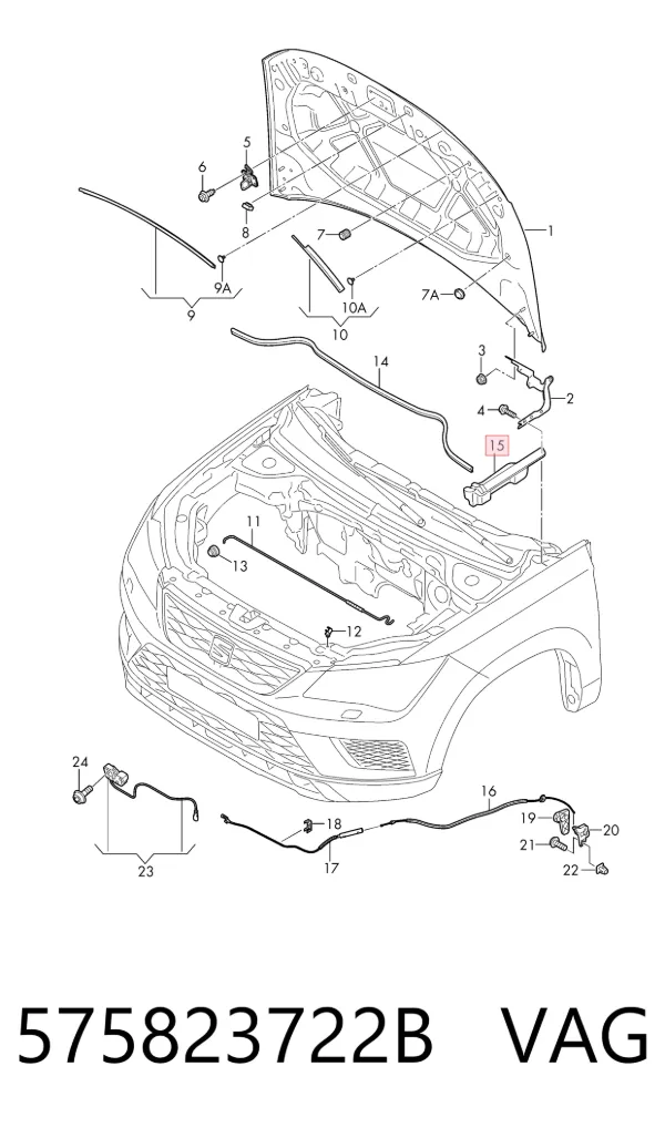  575823722B VAG