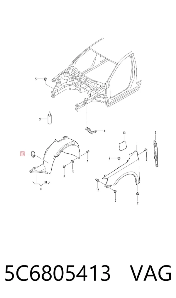  5C6805413 VAG